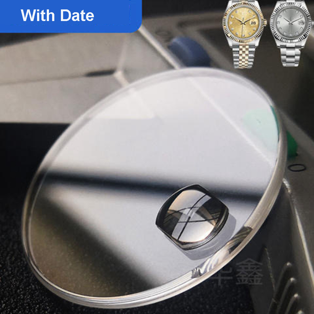 Rolex Watch Datejust - Saffierkristal Geschikt voor DATEJUST 36-kast Plat