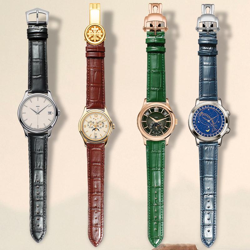 Patek Philippe Watch Calatrava - Hoogwaardige horlogeband van runderleer van topkwaliteit