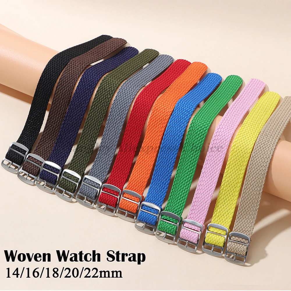 Perlon Strap Woven - 14mm 16mm 18mm 20mm 22mm Stof
