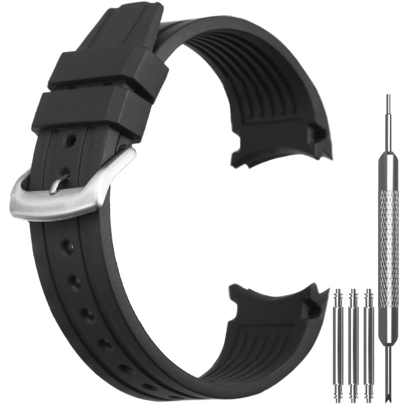 Citizen Watch Promaster - 22mm Gebogen Einde Siliconen Horlogeband Voor