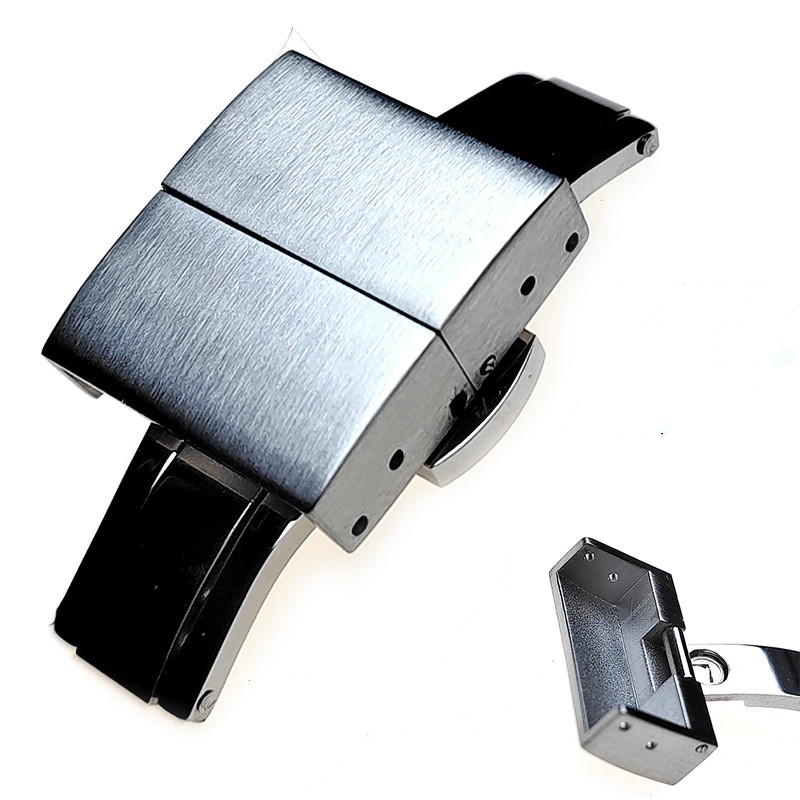 Butterfly Clasp Deployant - 16Mm 18Mm 20Mm 22Mm Roestvrijstalen Vlinderhorlogegesp