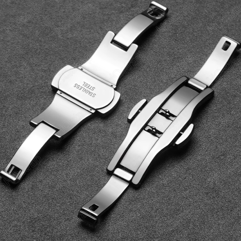 Butterfly Clasp Deployant - 6mm x 19/21/23/25mm Vlindergesp Roestvrij Stalen