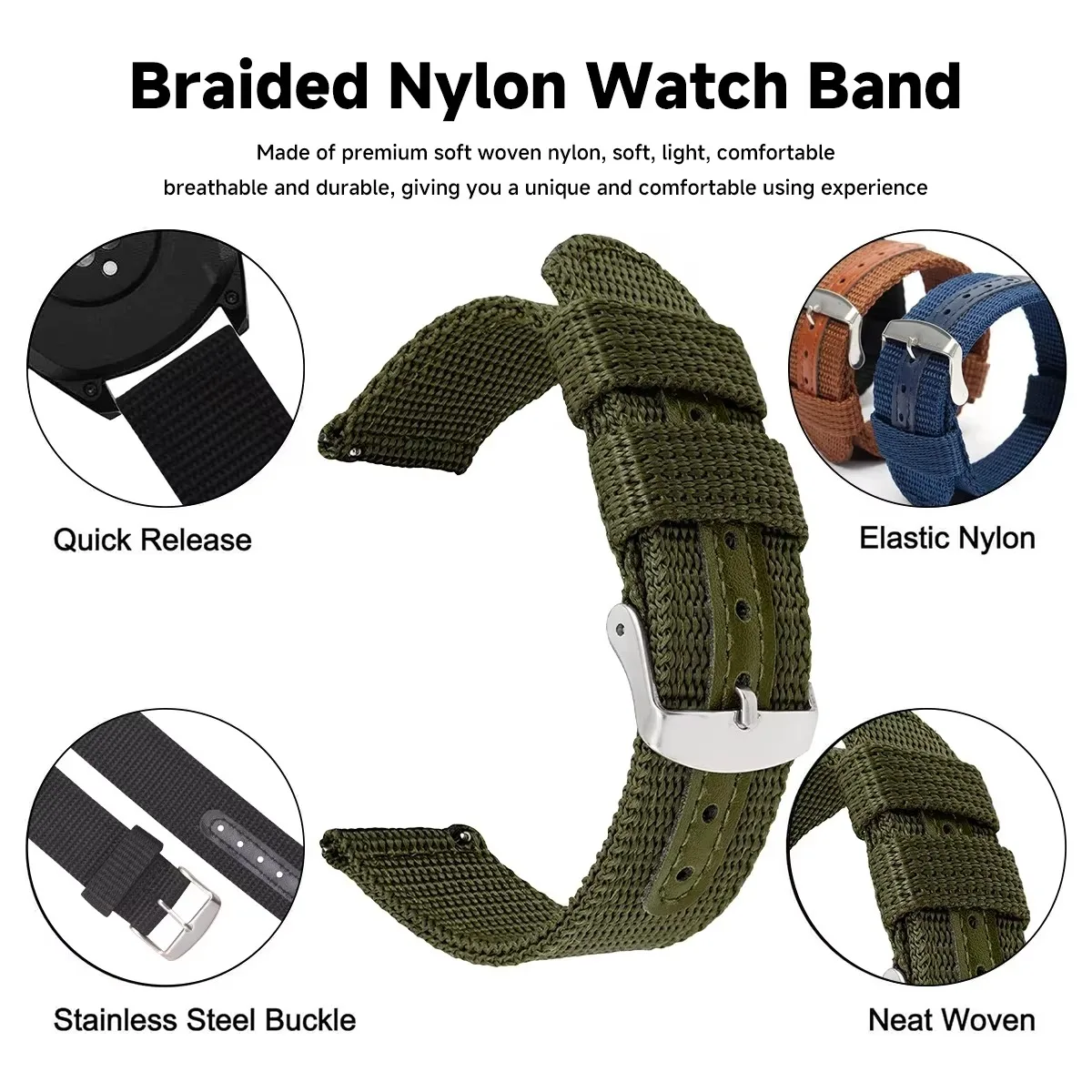Hoge Kwaliteit Nylon Canvas Ho - Canvas Strap Watch recensie en prijs
