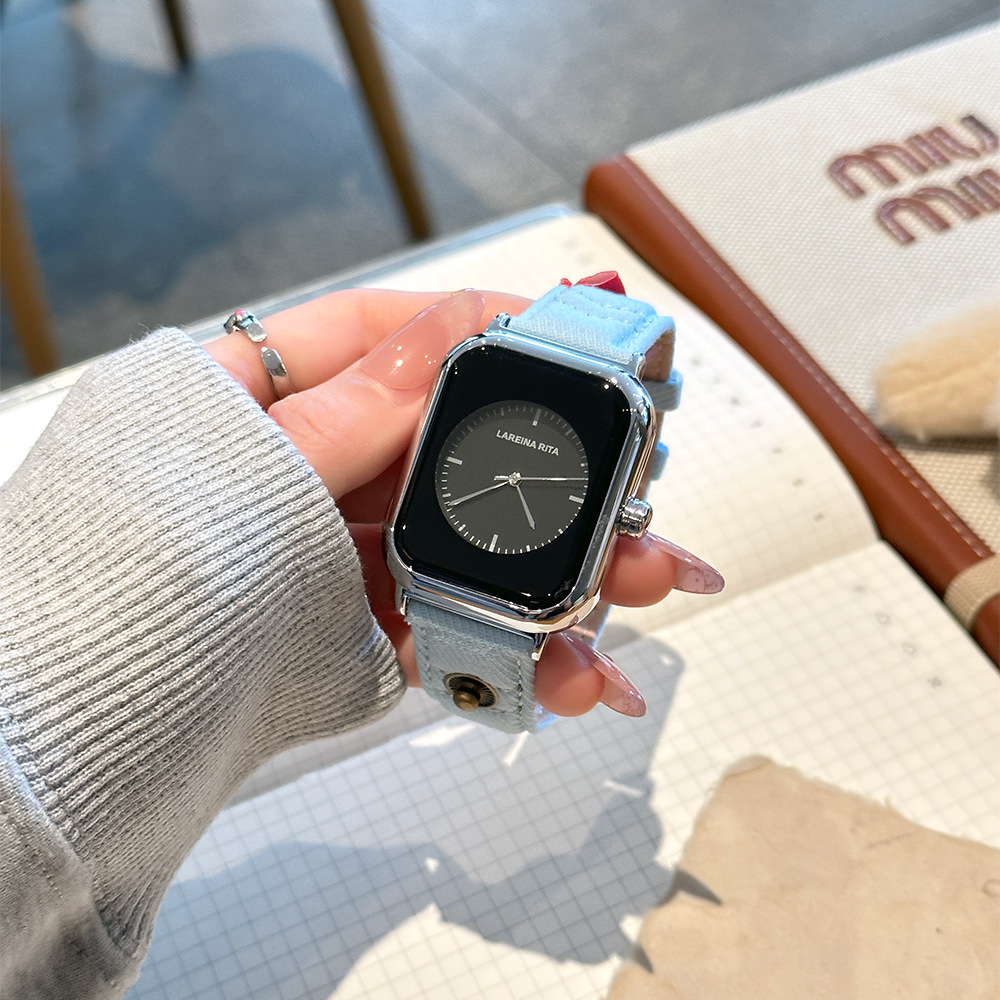 Nieuw stijlvol vierkant horlog - Canvas Strap Watch recensie en prijs