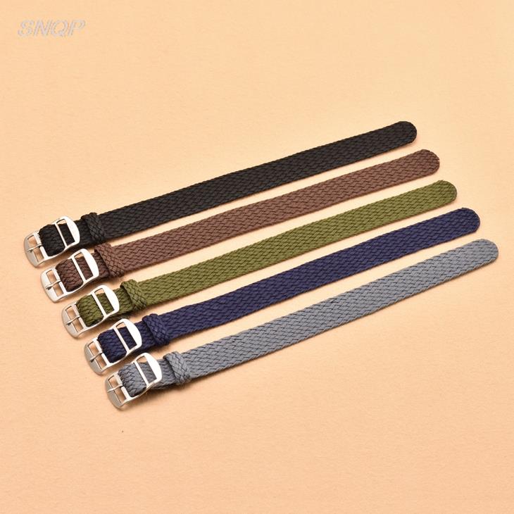 20Mm 22Mm Zwart Navy Effen Kle - Perlon Strap Woven recensie en prijs