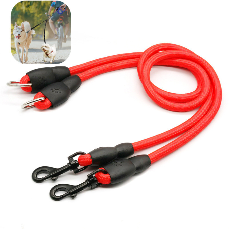 Hondenriem Dubbele Riemen Voor - Leather Strap Quick Release recensie en prijs