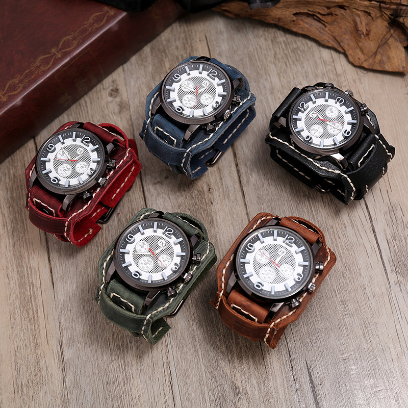 Nieuwe Retro Heren Horloges Le - Leather Watch Band Men recensie en prijs