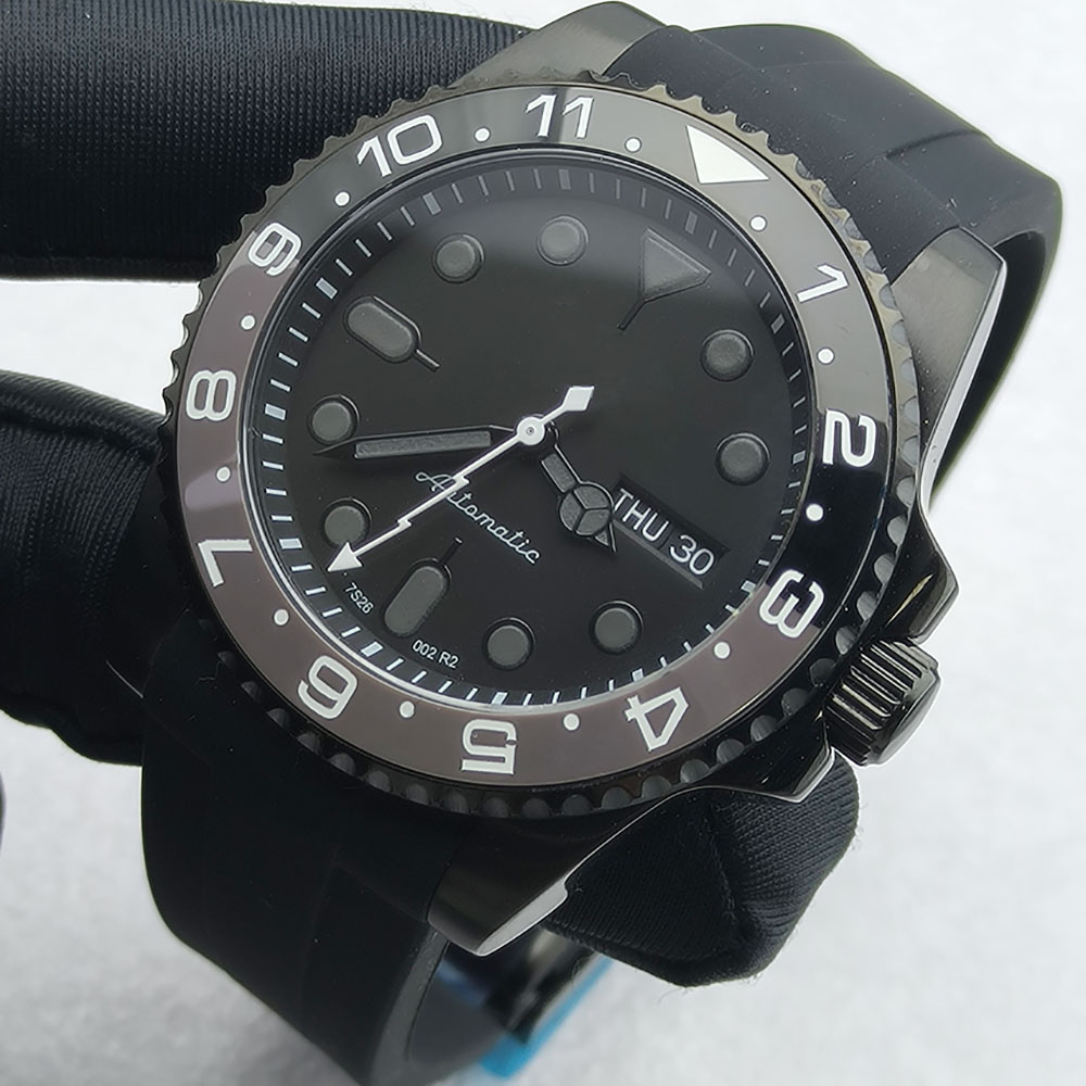 40MM NH36 Horloge Zwart Heren  - Stainless Bracelet Diver recensie en prijs