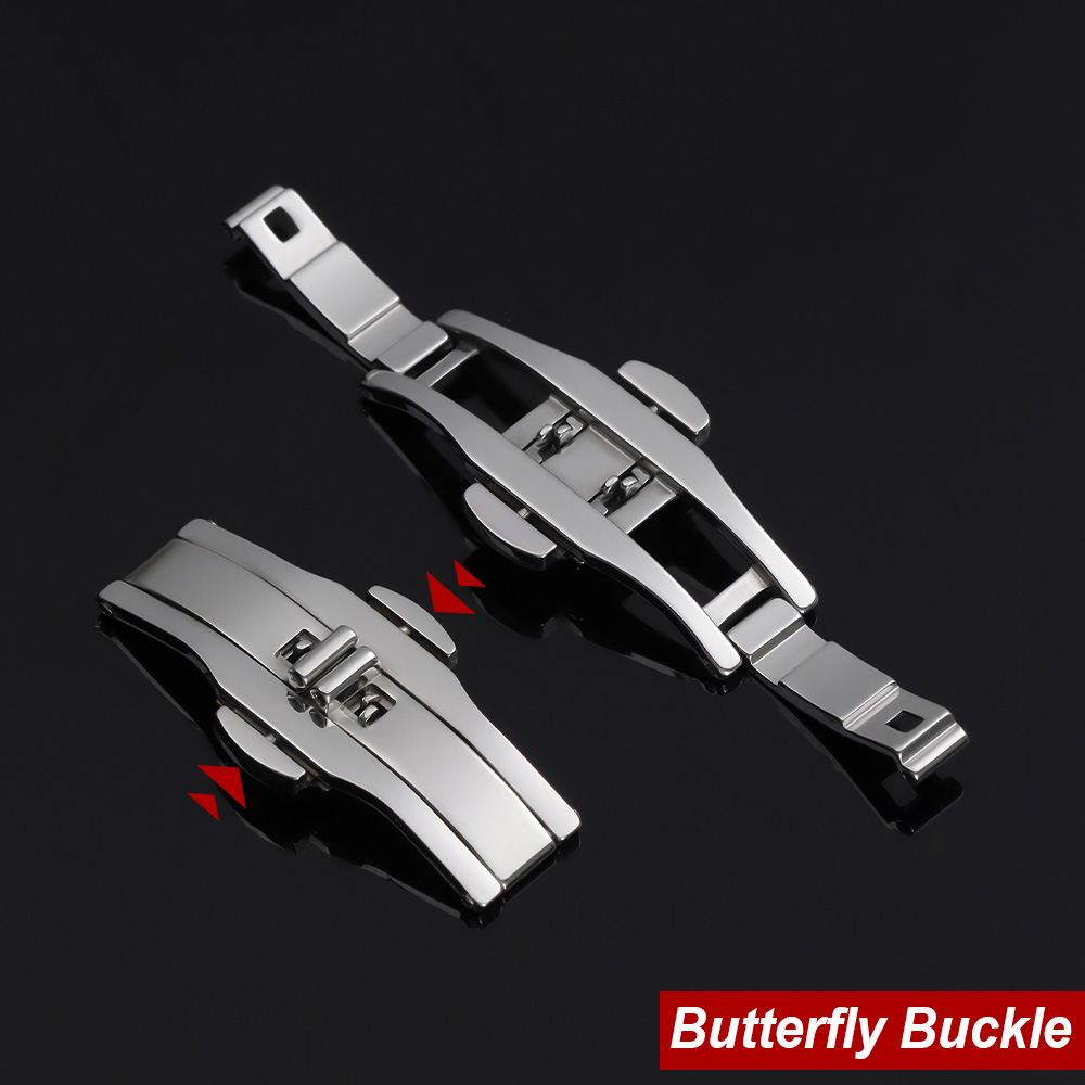 Horlogeaccessoires Dubbele dru - Butterfly Clasp Deployant recensie en prijs