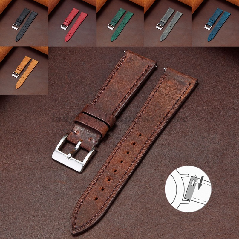 Quick Release Vintage Retro Le - Leather Strap Quick Release recensie en prijs