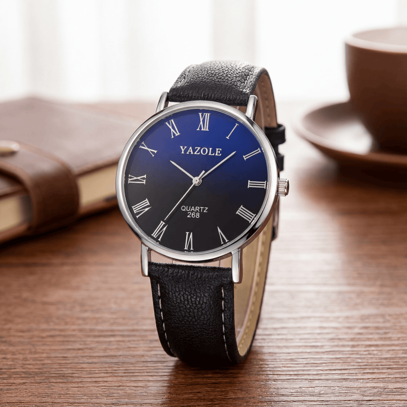 YAZOLE minimalistische quartzh - Leather Watch Band Men recensie en prijs