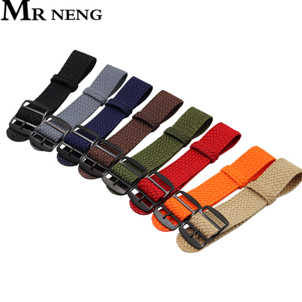 18Mm 20Mm 22Mm Effen Kleur Voo - Perlon Strap Woven recensie en prijs