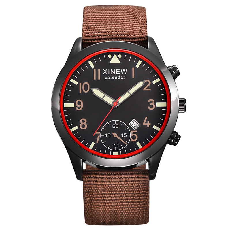 2020 Xinew Horloges Mannen Fas - Canvas Strap Watch recensie en prijs