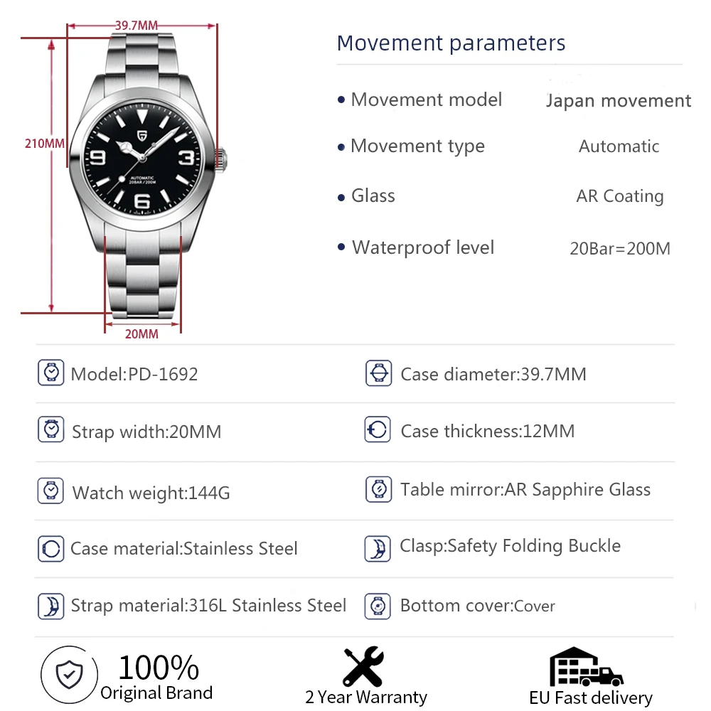 2025 Nieuwe PAGANI ONTWERP 40  - Seiko Watch Presage recensie en prijs