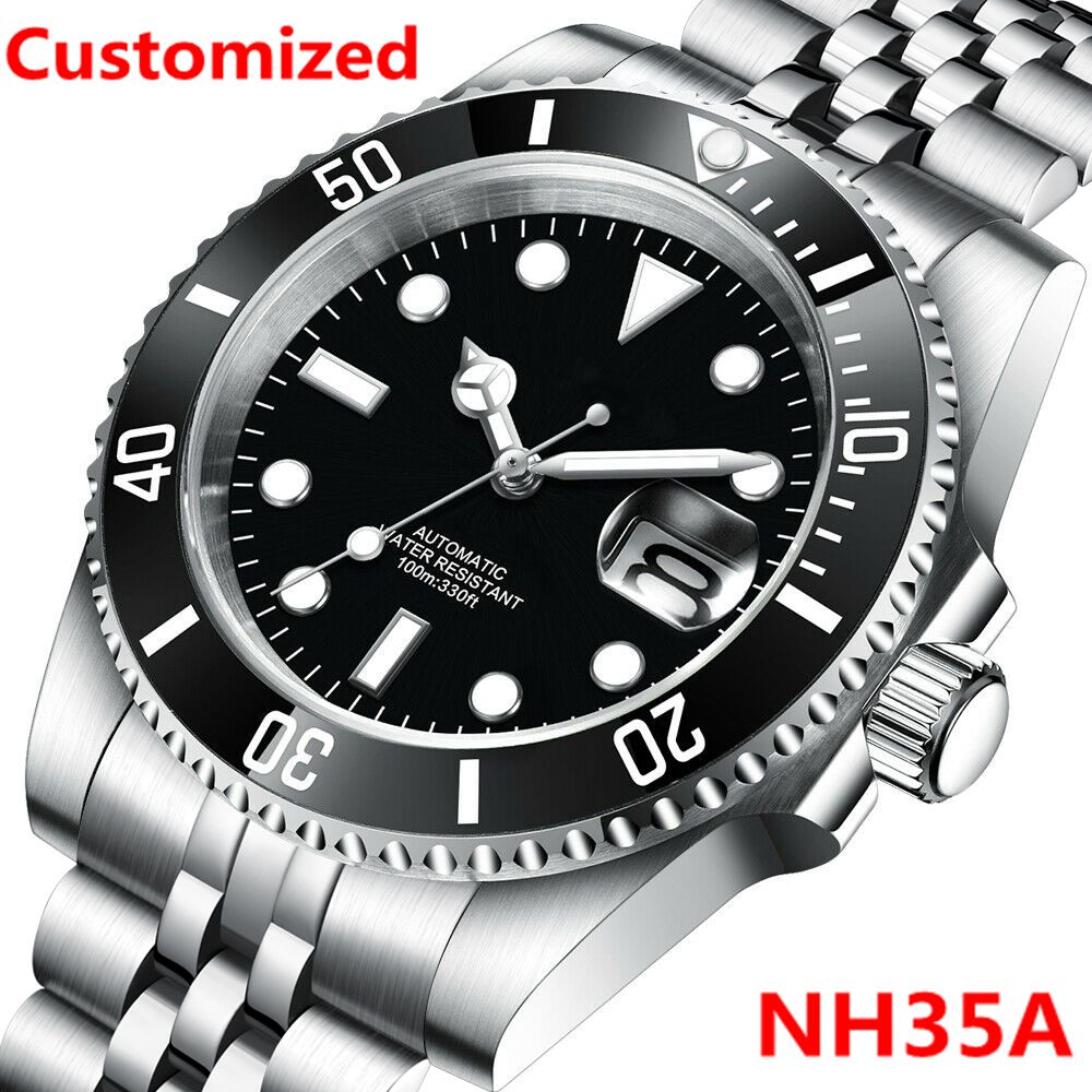 DIY Logo 40MM Duikhorloge NH35 - Stainless Bracelet Diver recensie en prijs