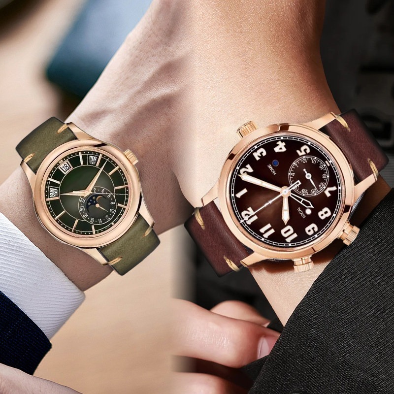 Echt lederen horlogeband voor  - Patek Philippe Watch Calatrava recensie en prijs