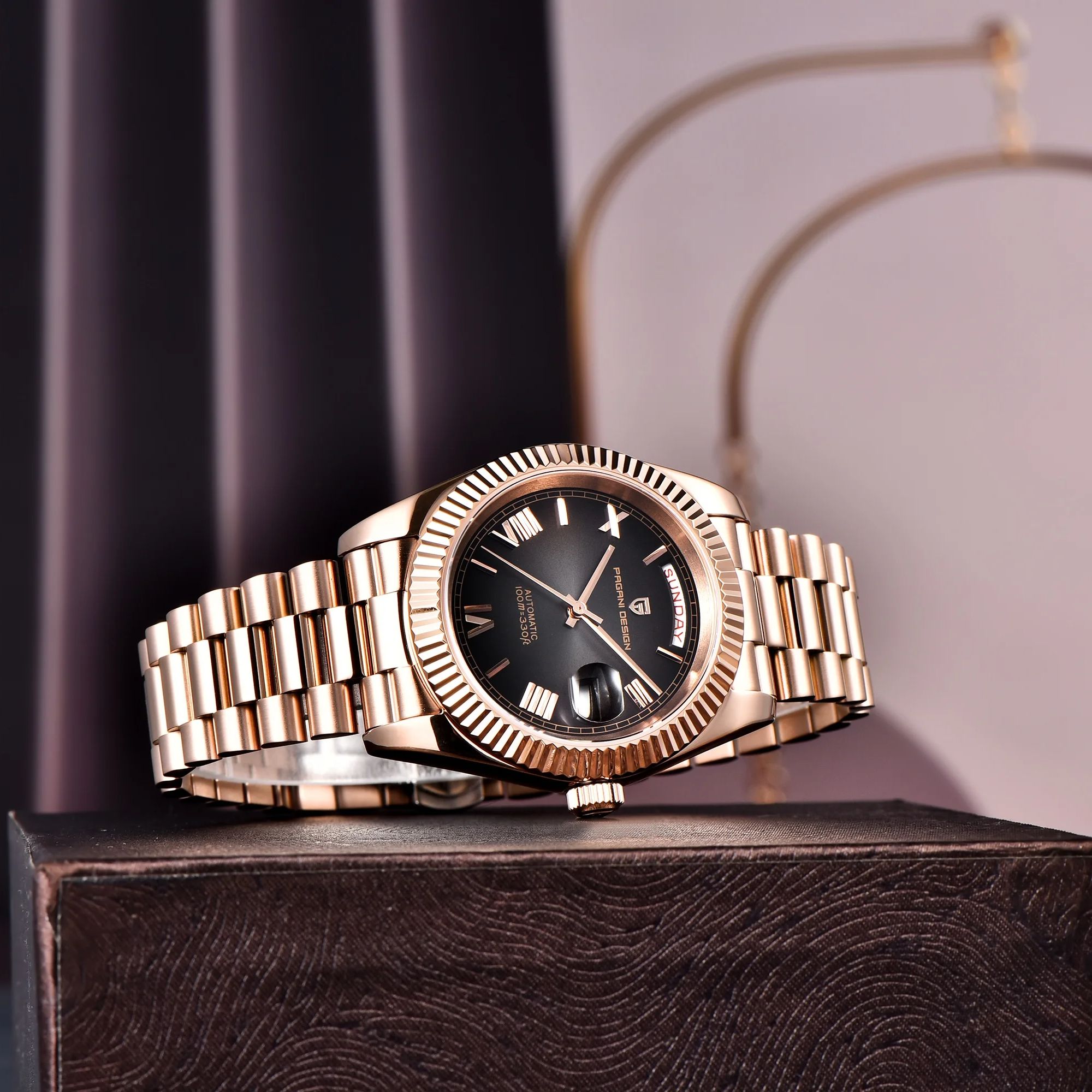 PAGANI DESIGN DD40 Rose Gold L - Rolex Watch Datejust recensie en prijs