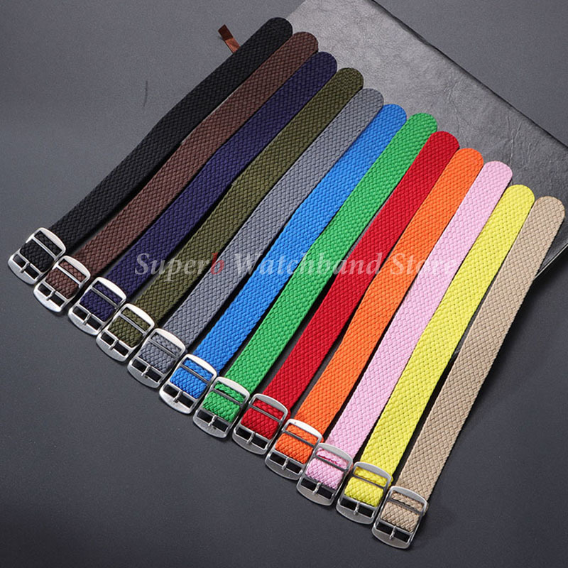 Nylon geweven canvas horlogeba - Perlon Strap Woven recensie en prijs