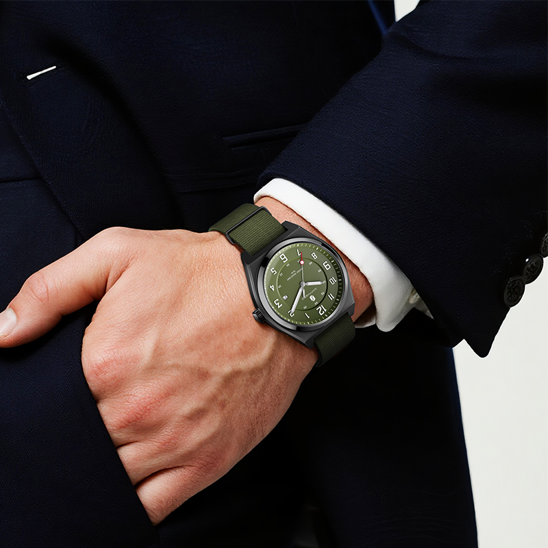 SAPPHERO Heren sport quartz ho - Tropic Strap Vintage recensie en prijs