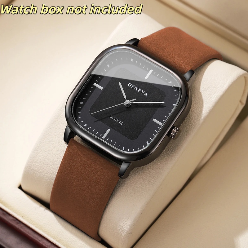 Modieus klassiek herenhorloge  - Leather Watch Band Men recensie en prijs