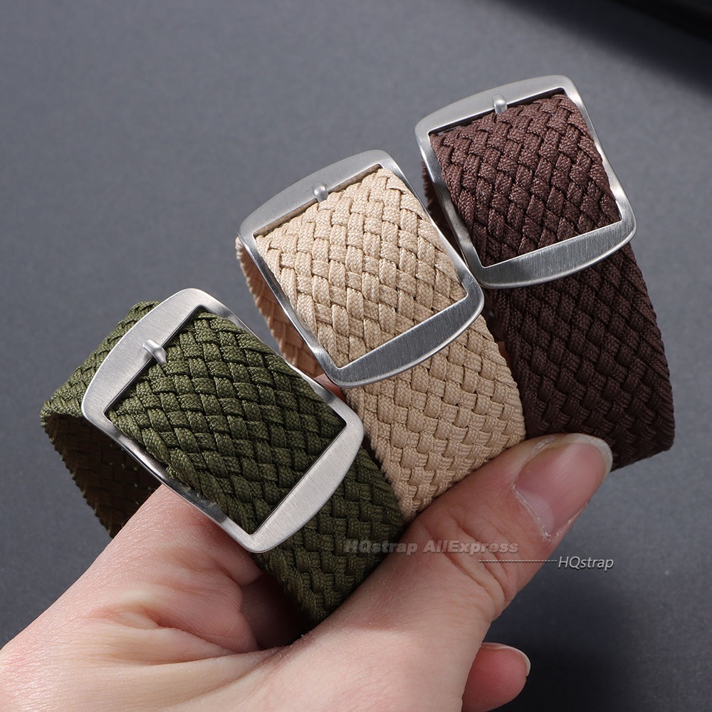 Nylon geweven canvas horlogeba - Perlon Strap Woven recensie en prijs